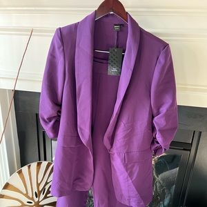 2 Piece Purple Suit